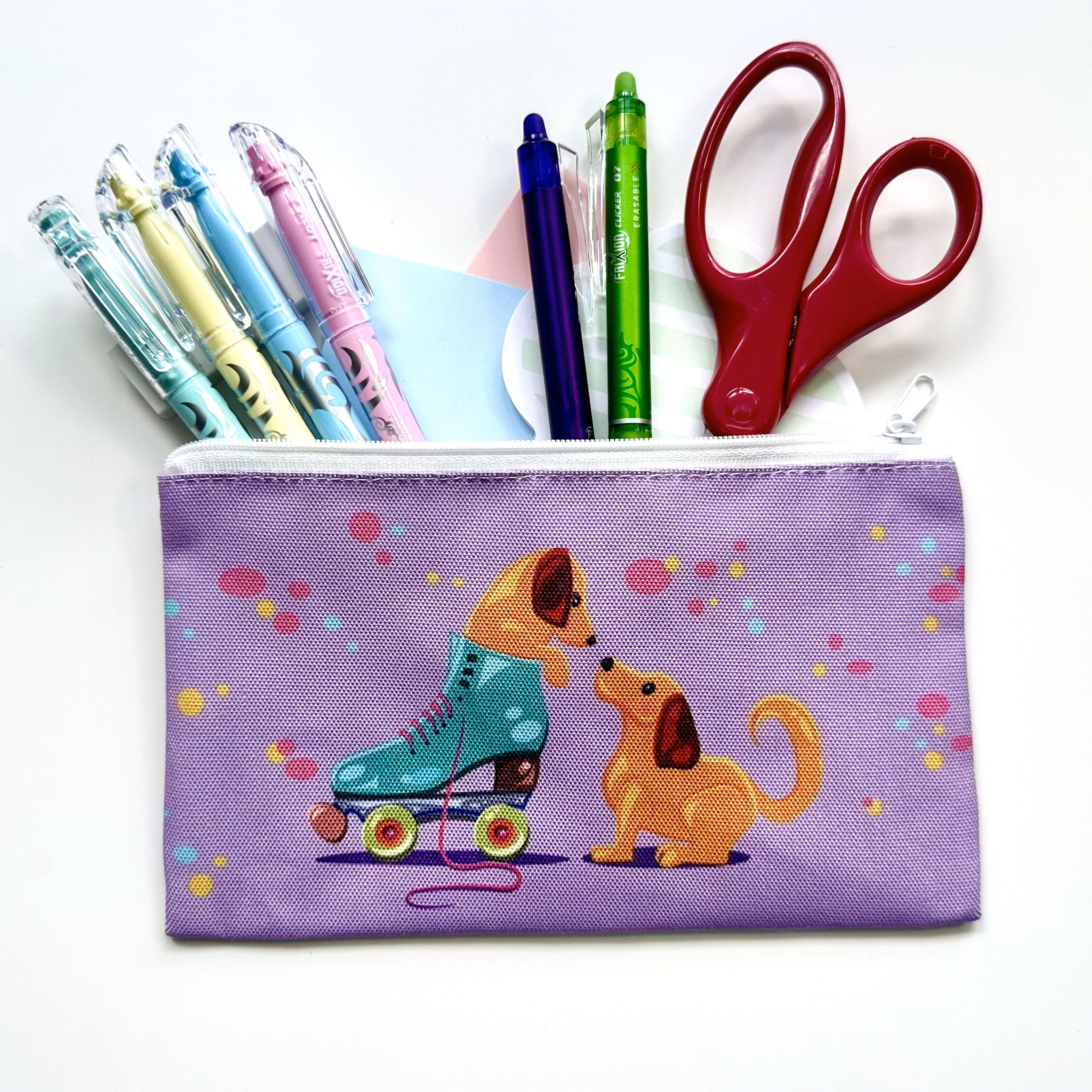 "Doggos & Skate - Purple" Accessories Bag