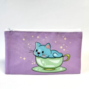 "Tea Cup Cat" Accessories Bag