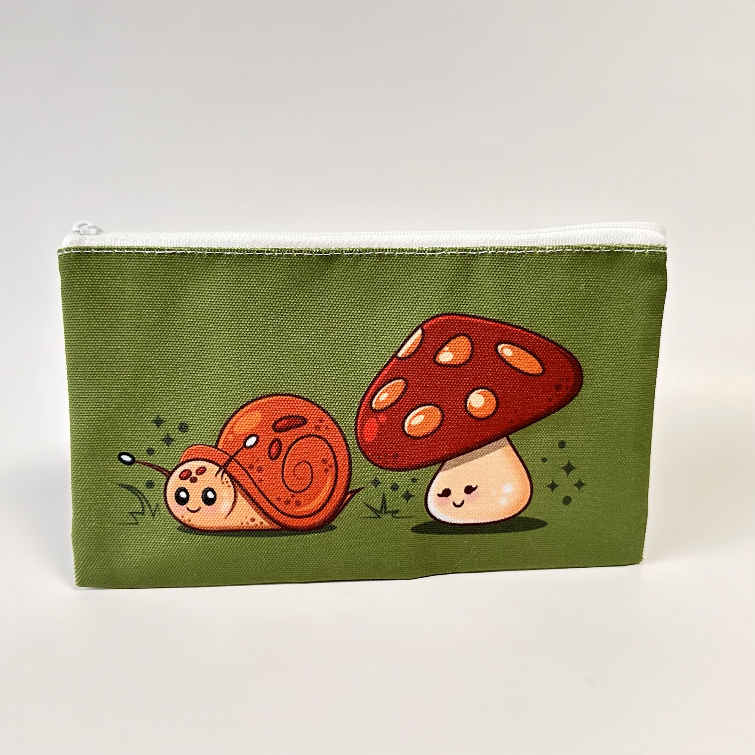 "Snail & Mushroom" Accessories Bag