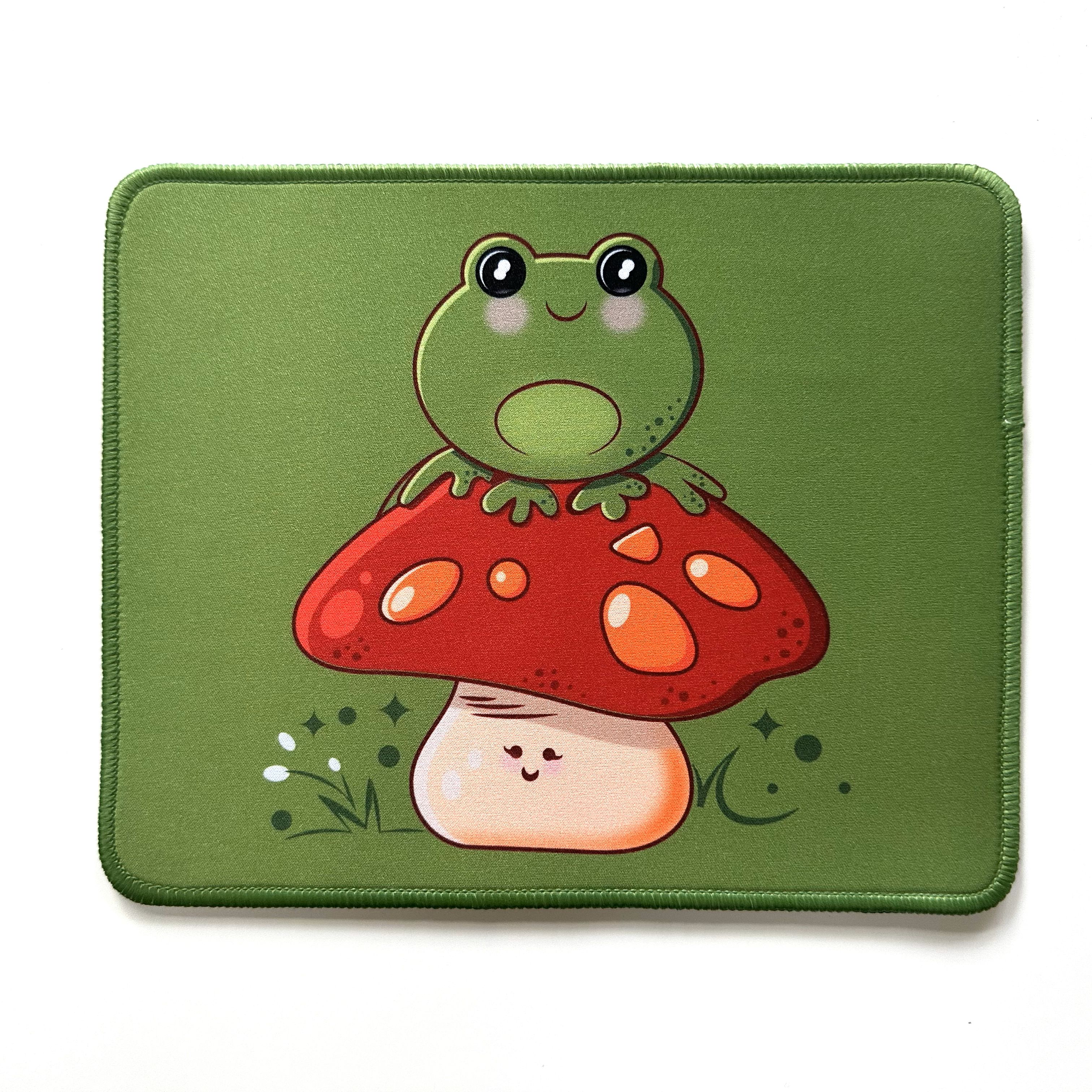 Mouse Pad Frog & Mushroom
