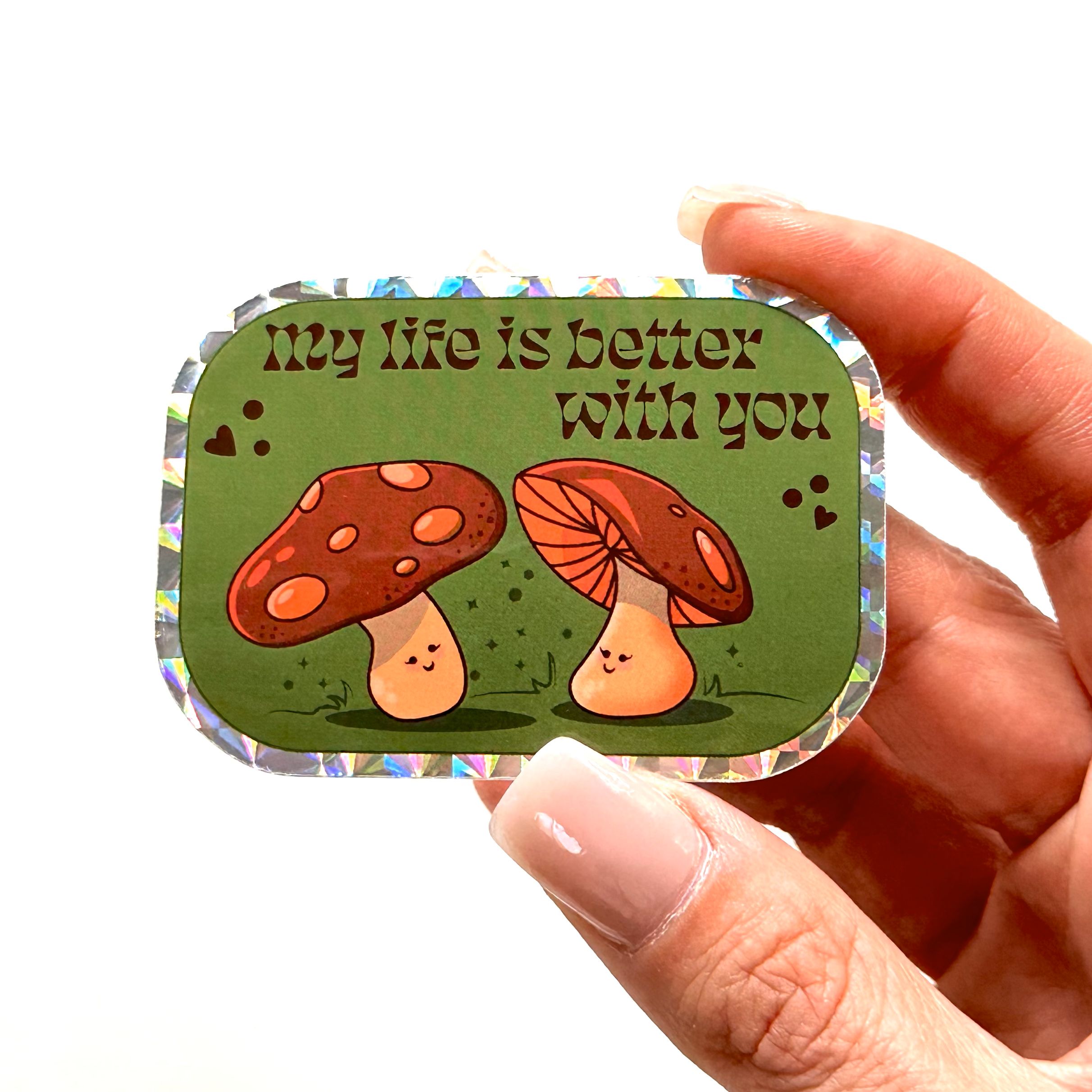 Mushrooms Sticker - Image 4