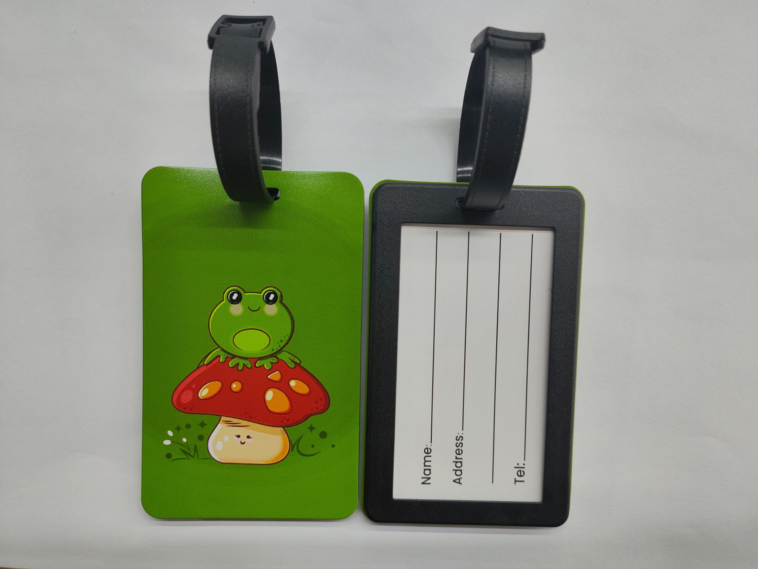 "Frog & Mushroom" Luggage Tag