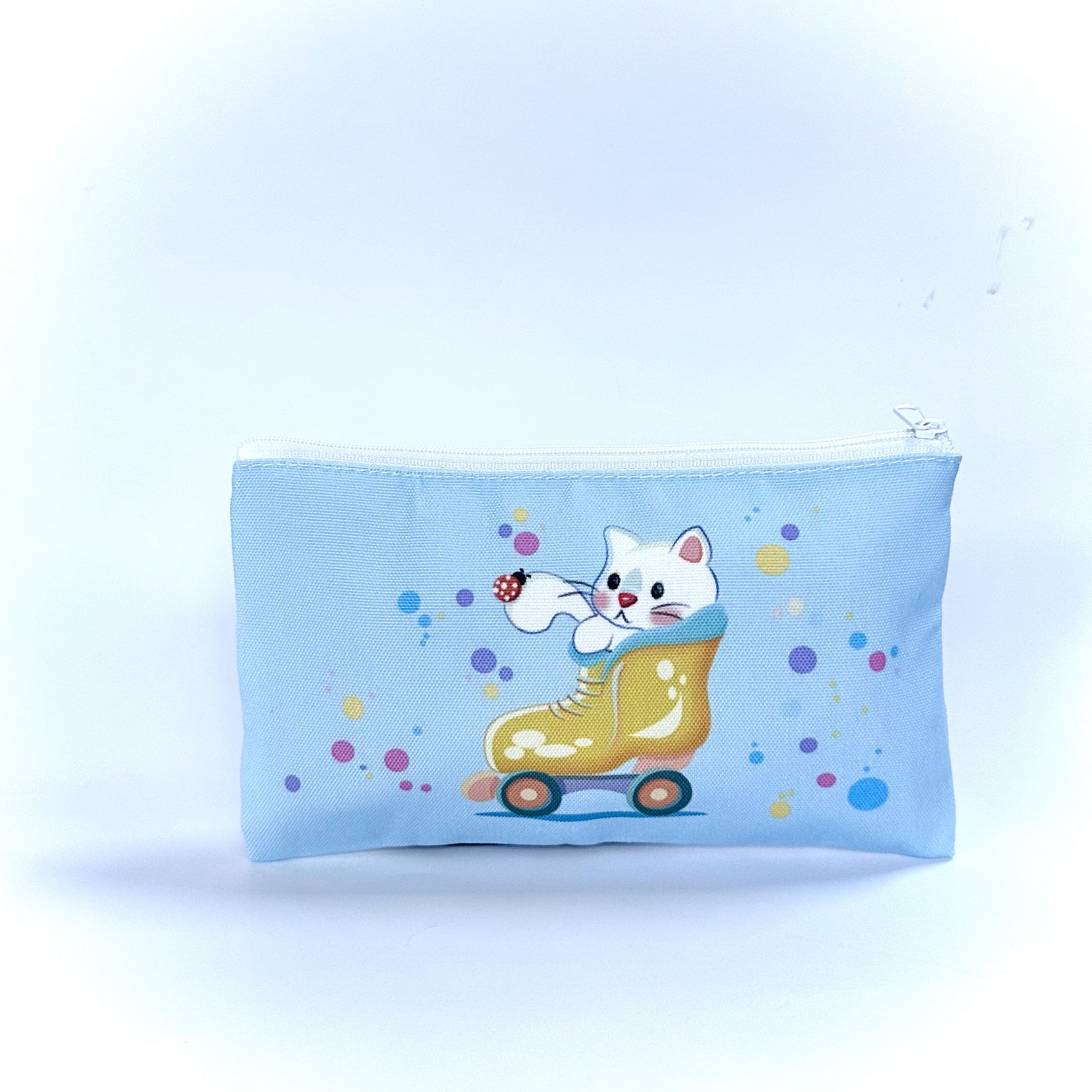 "Cat in Skate" Accessories Bag - Image 5