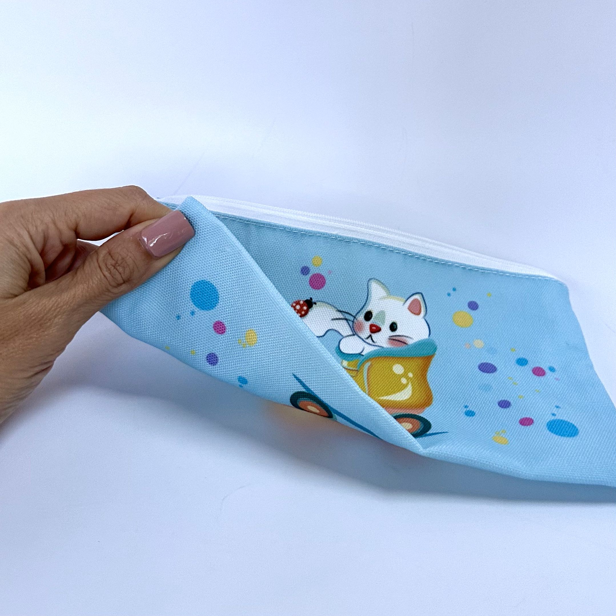 "Cat in Skate" Accessories Bag - Image 7