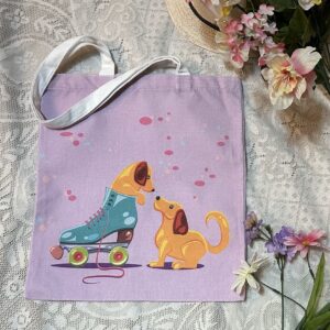 "Doggos and Skate" Tote Bag