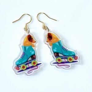 "Doggos and Skate" Earrings