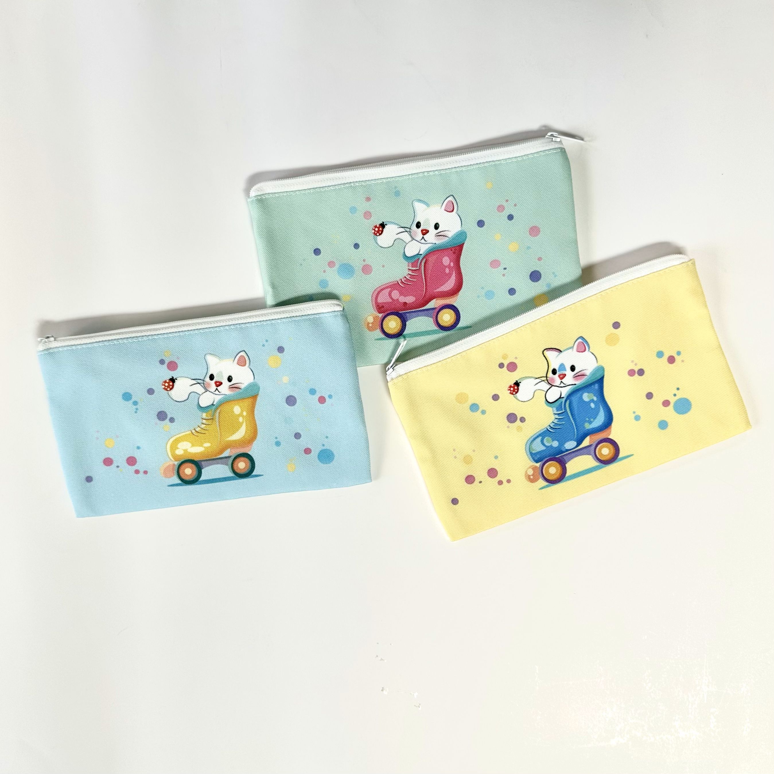 "Cat in Skate" Accessories Bag