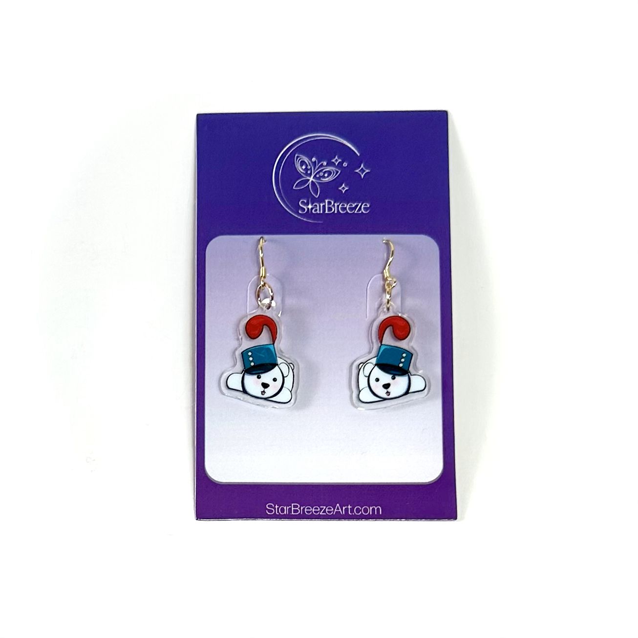 "Marching Band Bear" Earrings - Image 2
