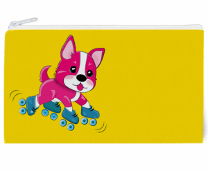 "Skating Corgi" Accessories Bag - 2 colors
