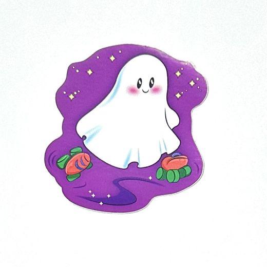 Ghosts in Skates Sticker
