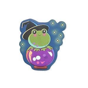 Froggo on Crystal Ball Sticker