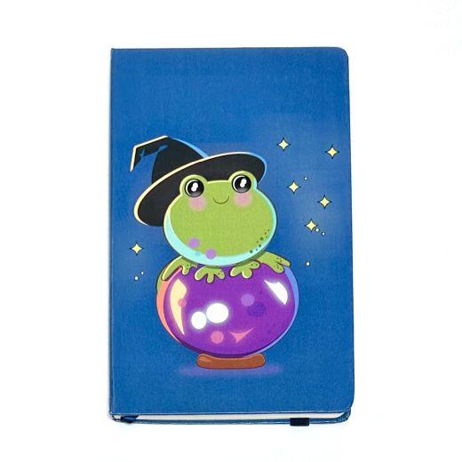 Froggo on Crystal Ball Leatherette Hard Cover Sketchbook - Image 3