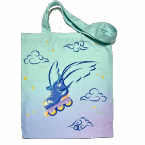 "Inline with Wings" Tote Bag