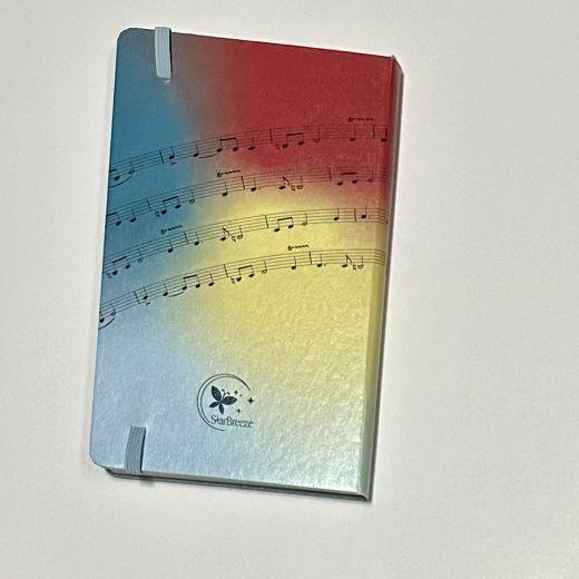 Marching Band Bear Leatherette Hard Cover Dotted Notebook - Image 4