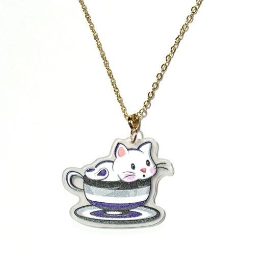 "LGB Tea Cup Cats" Necklaces - Image 8