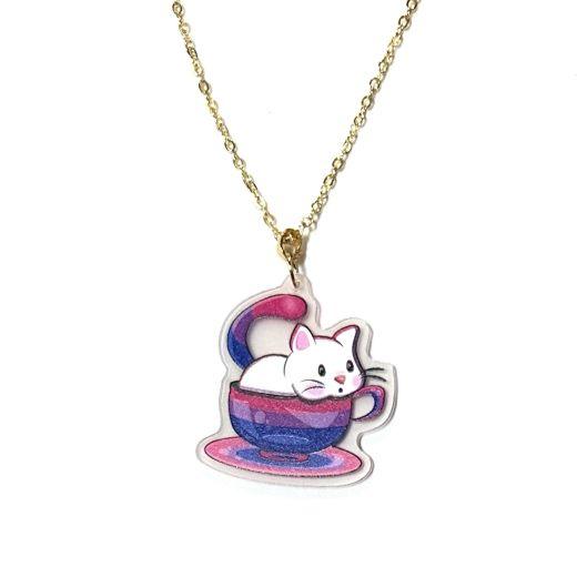 "LGB Tea Cup Cats" Necklaces - Image 5